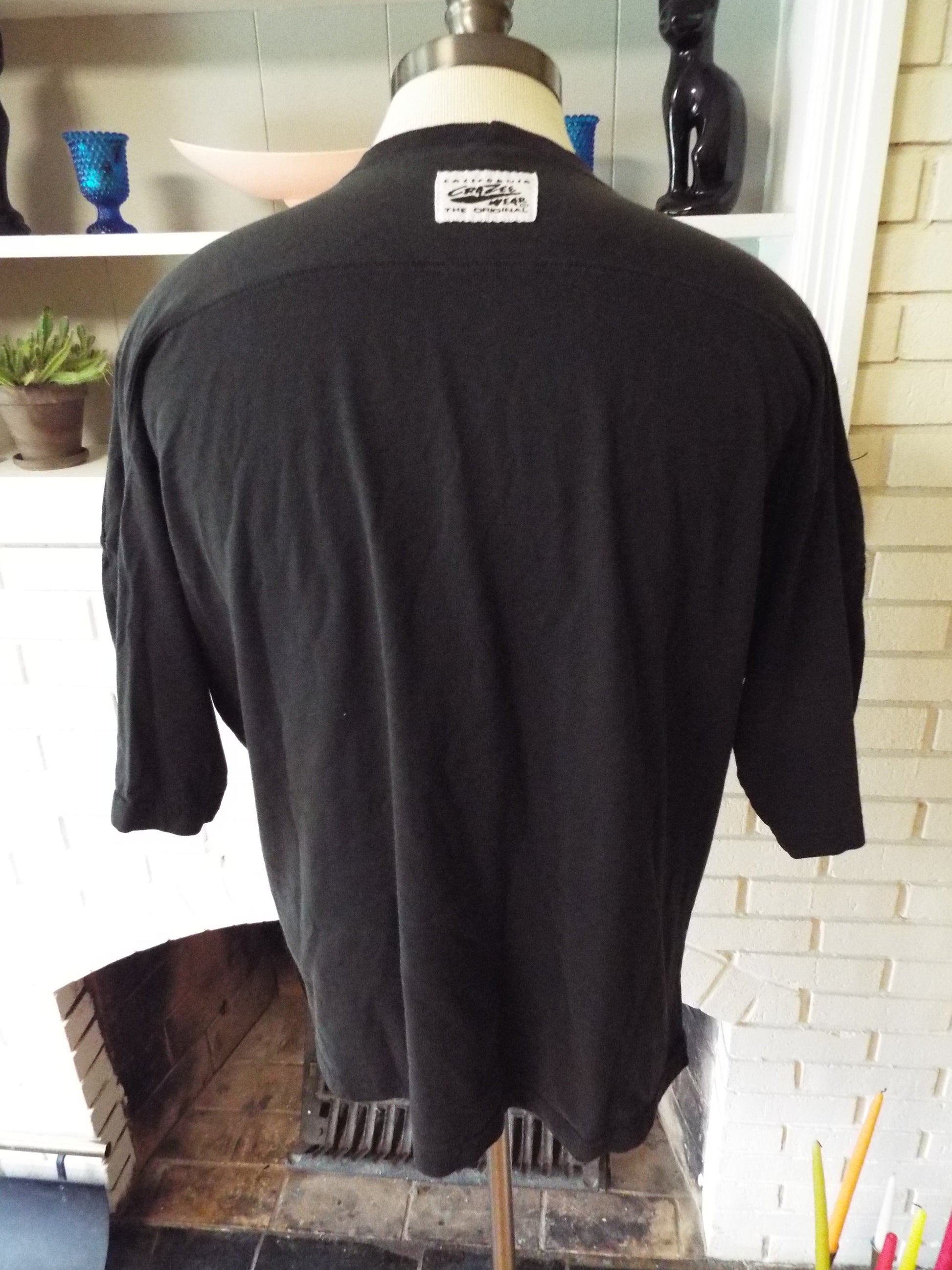 Vintage Black California Crazee Wear T Shirt – RetroGetgo