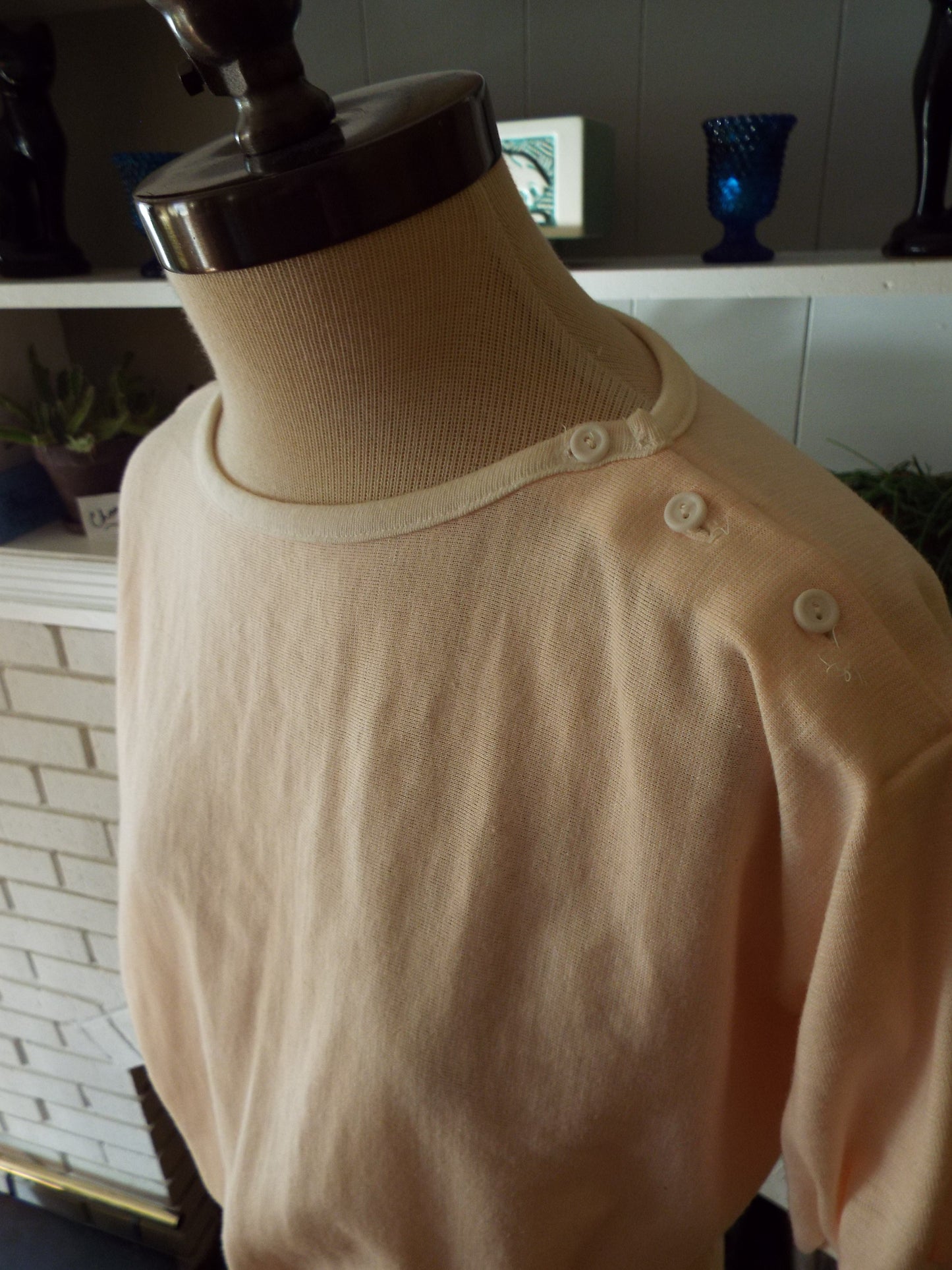 Vintage Short Sleeve Pink Blouse by Donnkenny