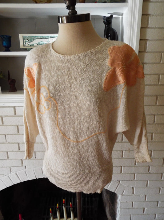 Vintage Floral Sweater by Cloudburst Collection
