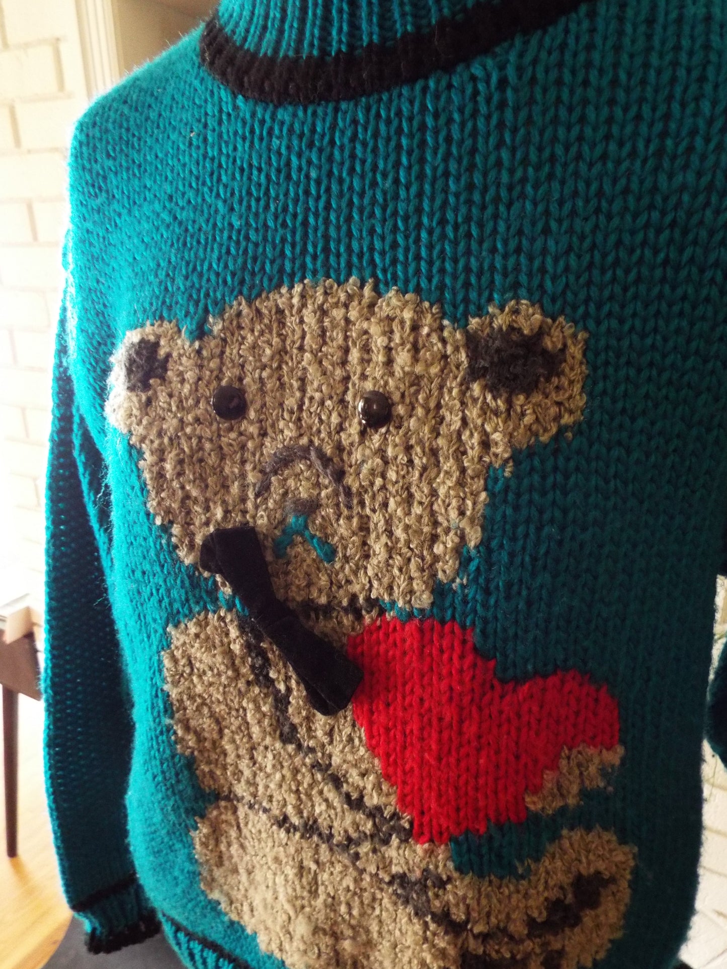 Vintage Teddy Bear Sweater by Evian II