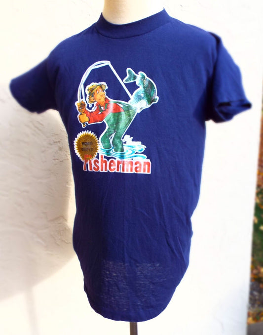 Vintage World's Greatest Fisherman T Shirt