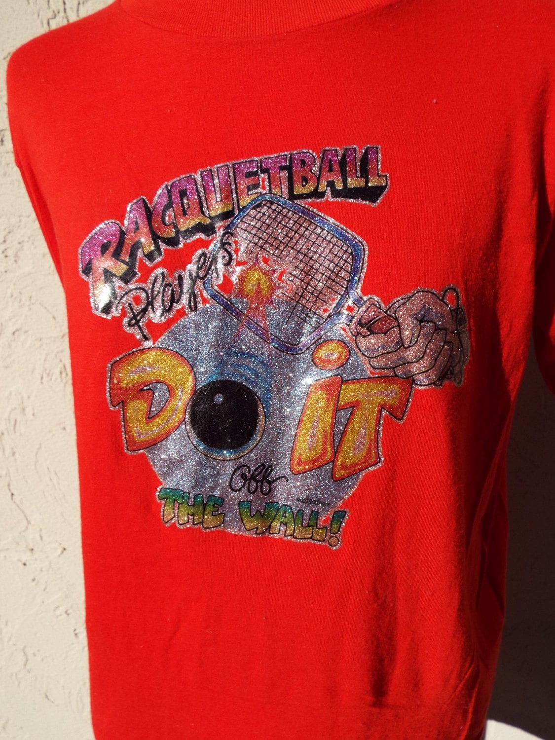 Vintage Roach Design Racquetball T Shirt by Devknit