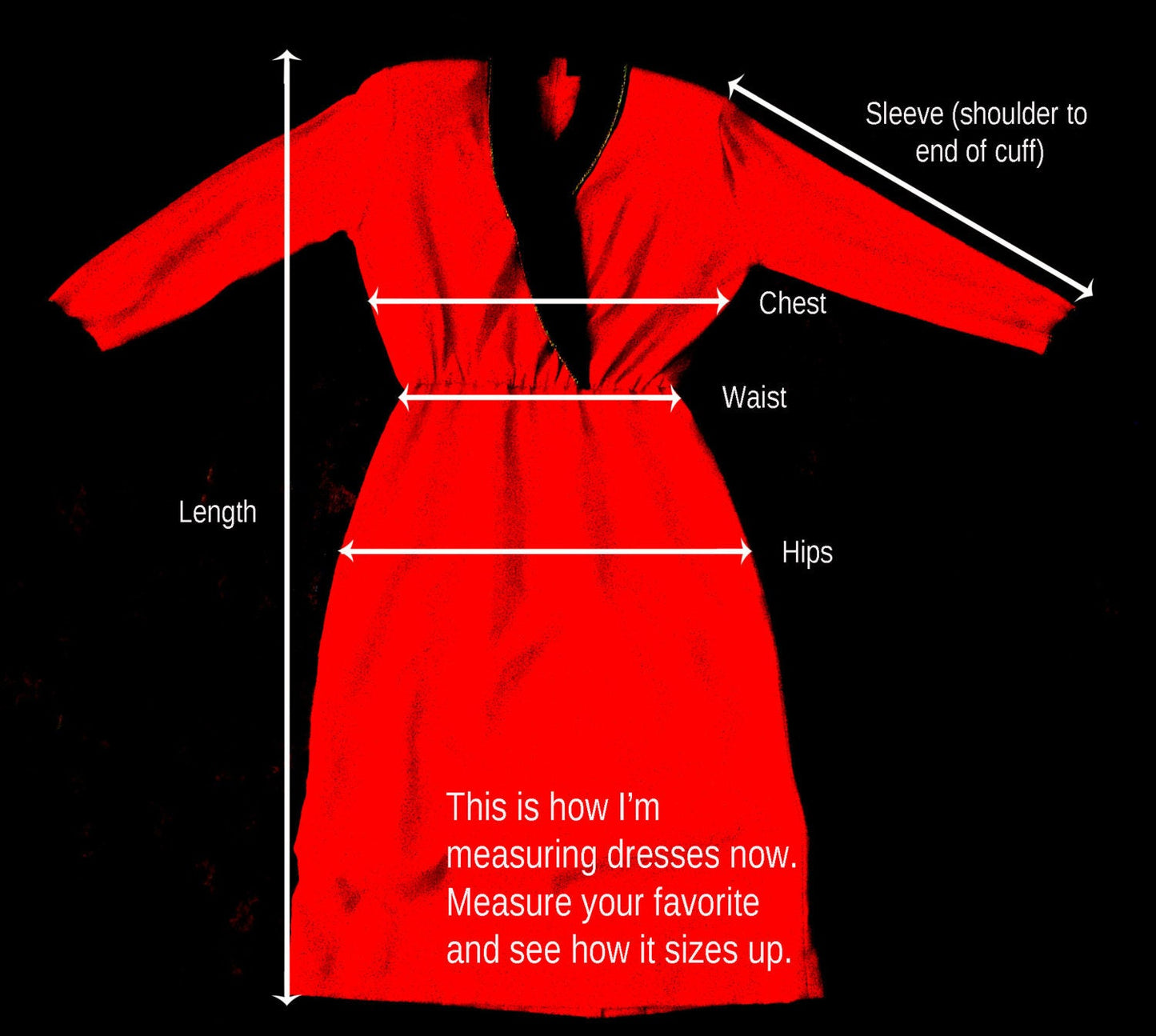 Vintage Long Sleeve Dress by J. Harlan Originals