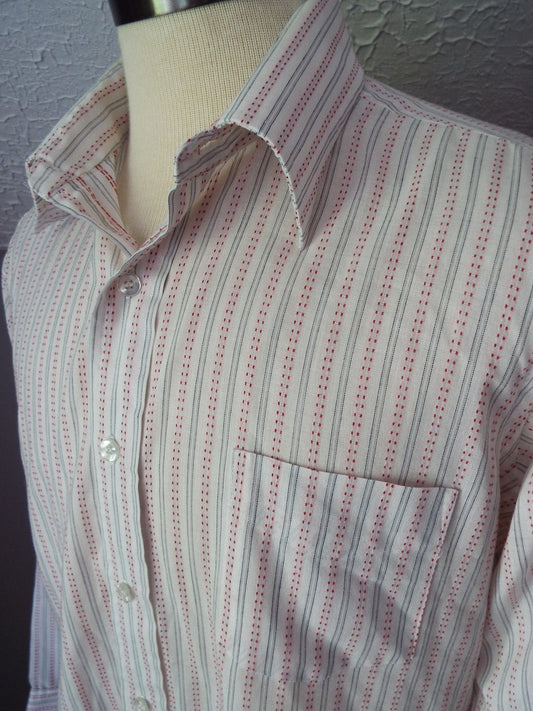 Vintage Button Down Long Sleeve Shirt by Excello