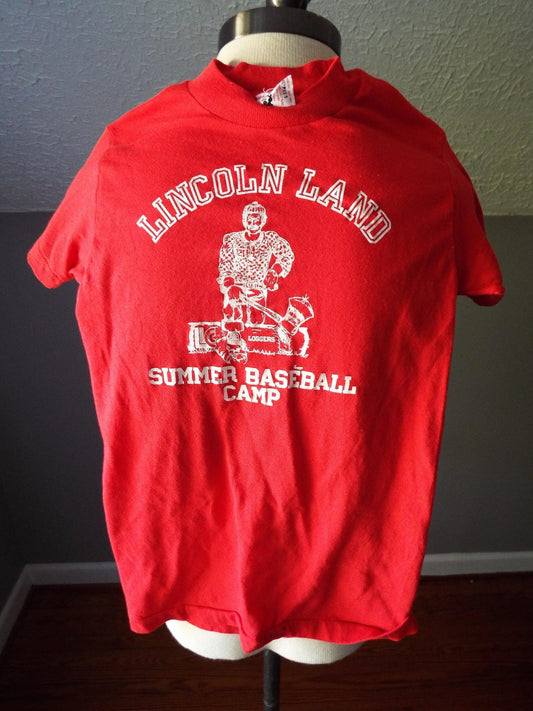 Vintage DEAD STOCK Short Sleeve Lincoln Land T-Shirt by Collegiate Pacific