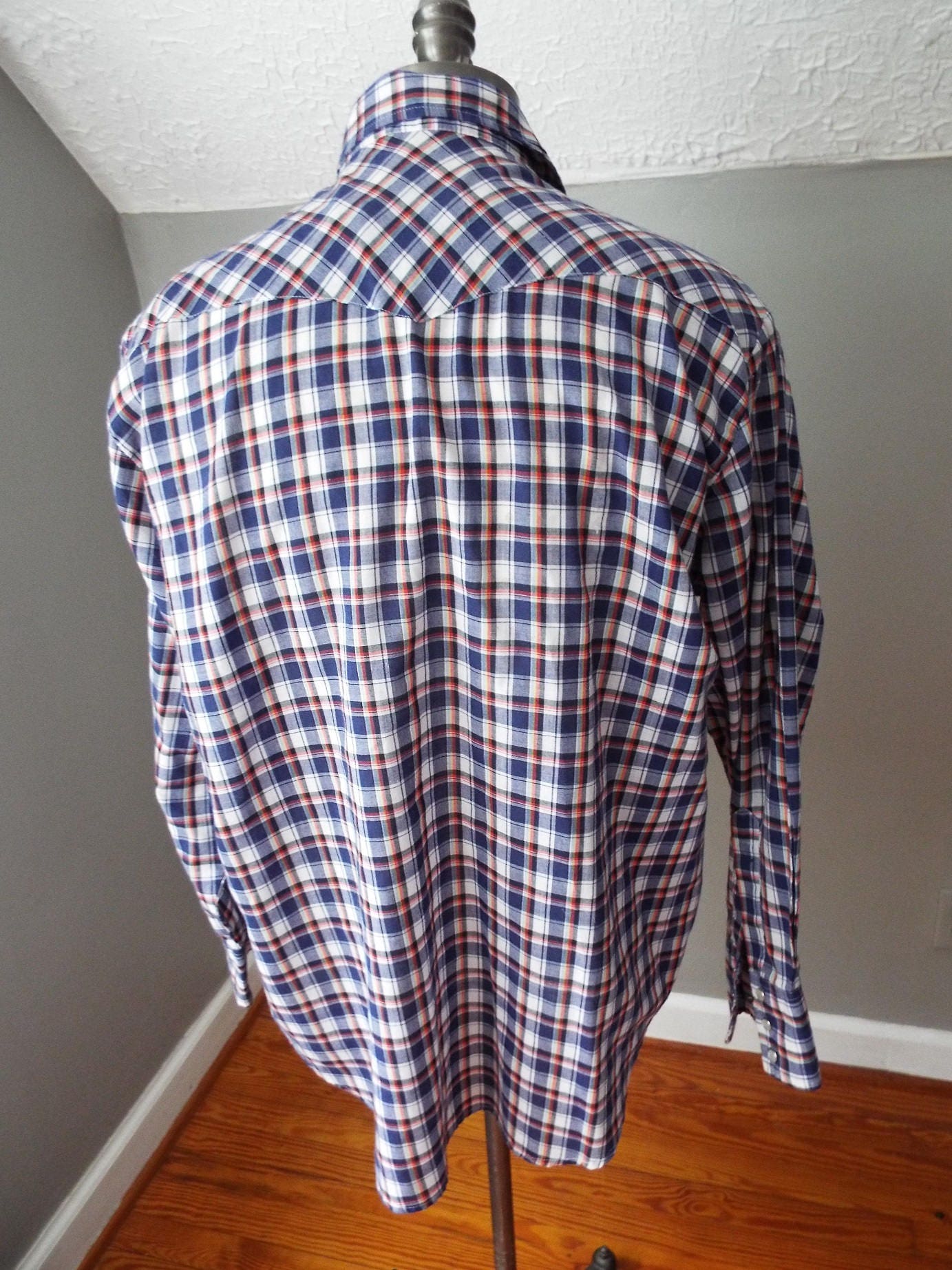 Vintage Long Sleeve Western Snap Shirt by Authentic Western Youngbloods