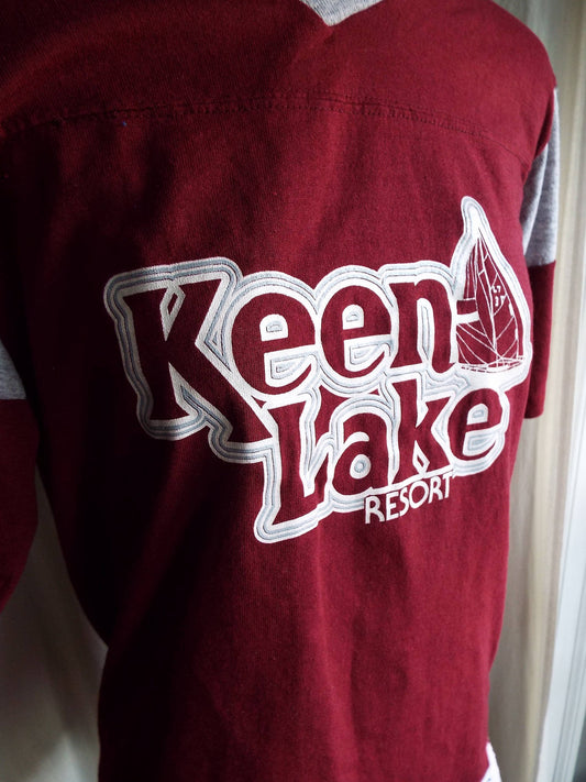 Vintage DEAD STOCK Short Sleeve Keen Lake Resort Jersey T-Shirt by Collegiate Pacific