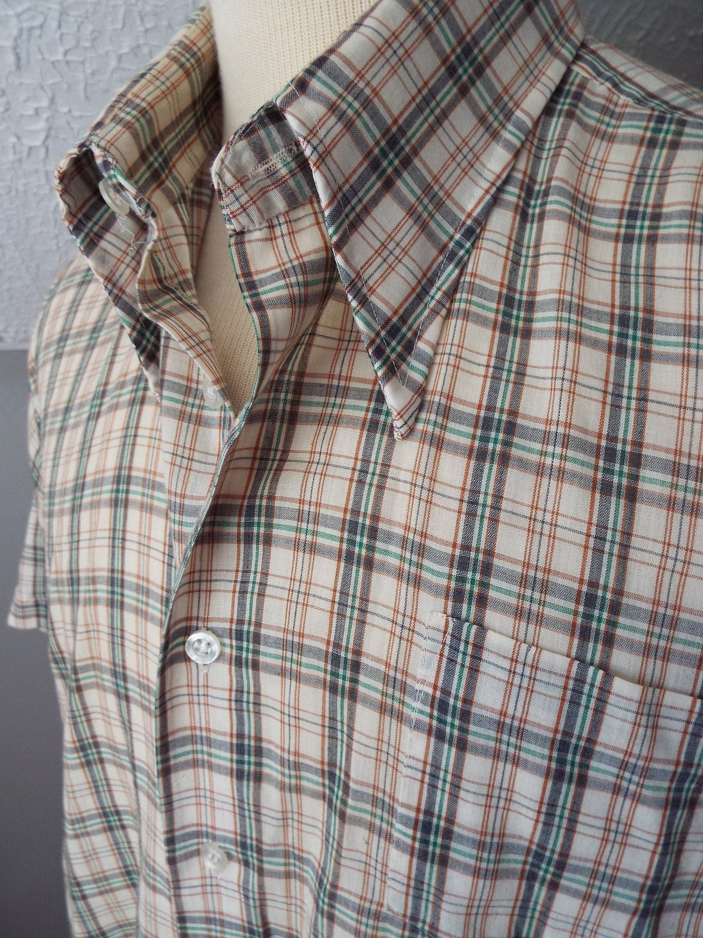 Vintage Short Sleeve Button Down Shirt by KMart
