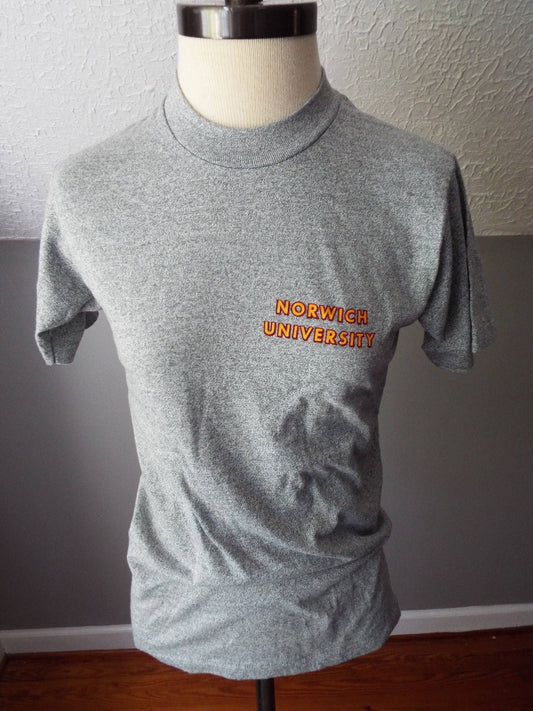 Vintage DEAD STOCK Short Sleeve Norwich University T-Shirt by Collegiate Pacific