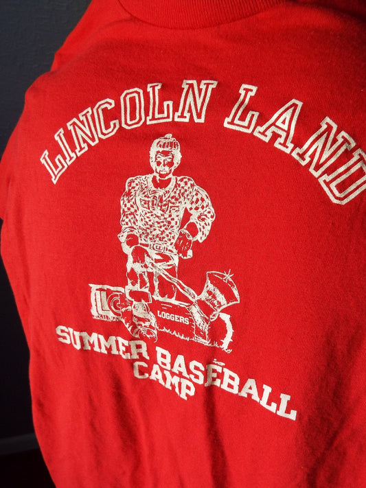 Vintage DEAD STOCK Short Sleeve Lincoln Land T-Shirt by Collegiate Pacific
