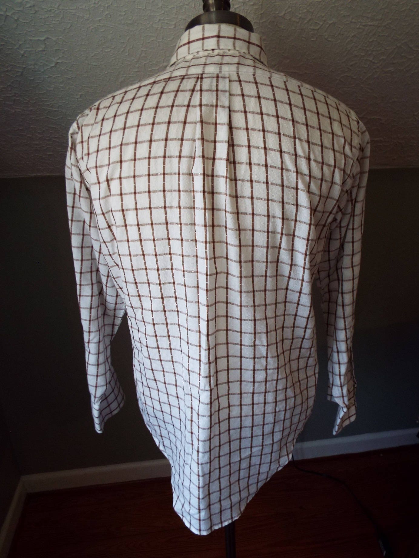 Vintage Long Sleeve Button Down Striped Shirt