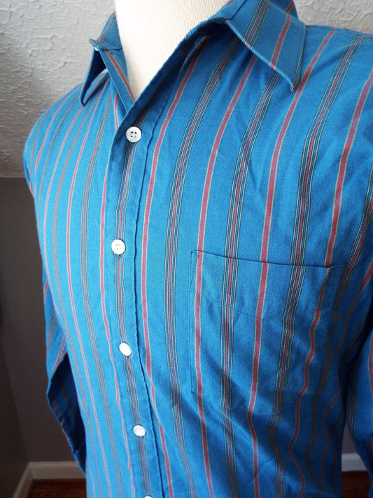 Vintage Long Sleeve Button Down Shirt by Manhattan