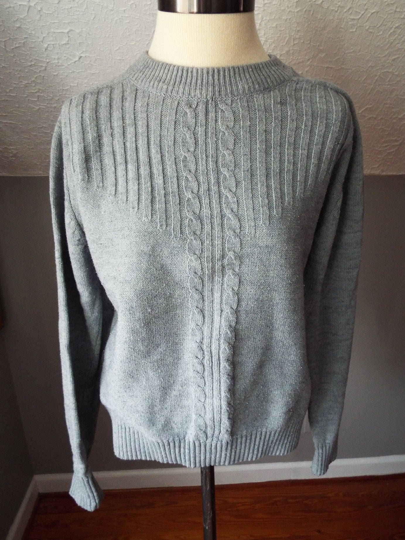 Vintage Mens Long Sleeve Sweater by National Shirt Shops