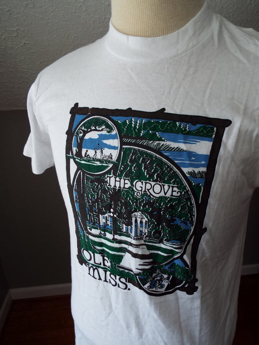 Vintage DEAD STOCK Short Sleeve Ole Miss T-Shirt by Collegiate Pacific