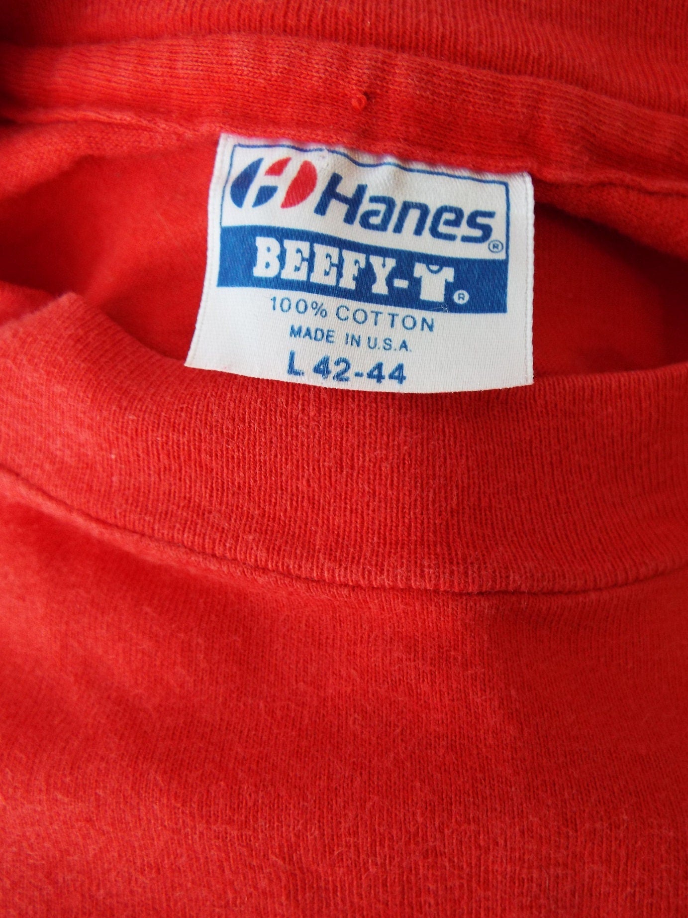 Vintage Long Sleeve LL BeanT Shirt by Hanes