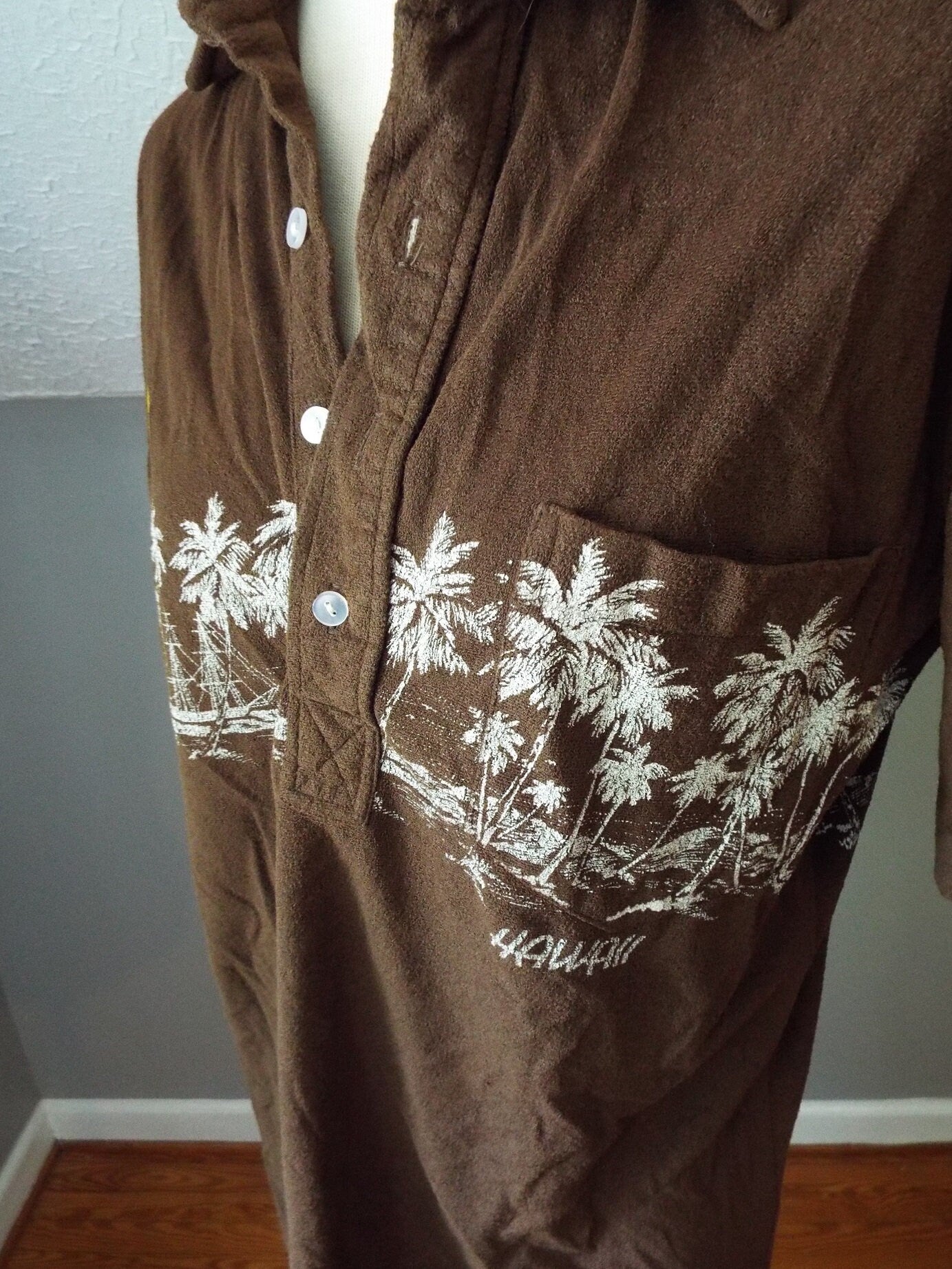 Vintage Short Sleeve Polo Shirt by Nui Nalo