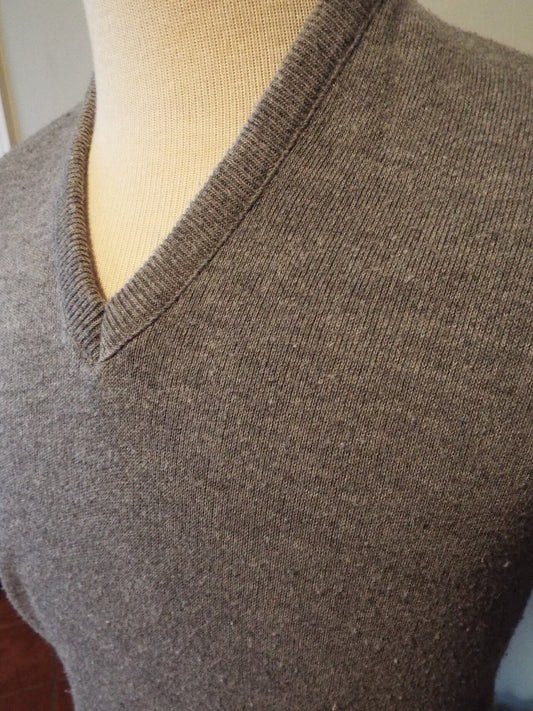 Vintage Long Sleeve Vee Neck Sweater by Robert Bruce