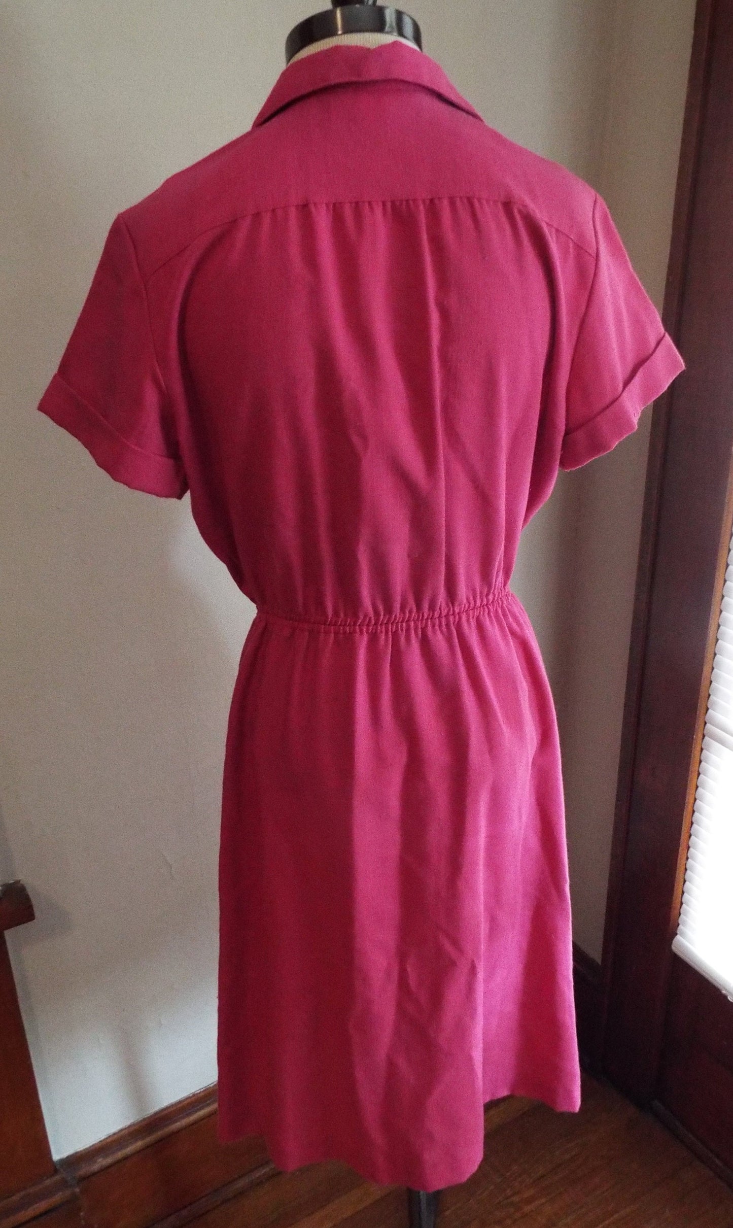 Vintage Short Sleeve Pink Dress by Germaine