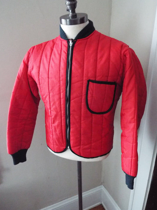 Vintage Long Sleeve Red Insulated Jacket