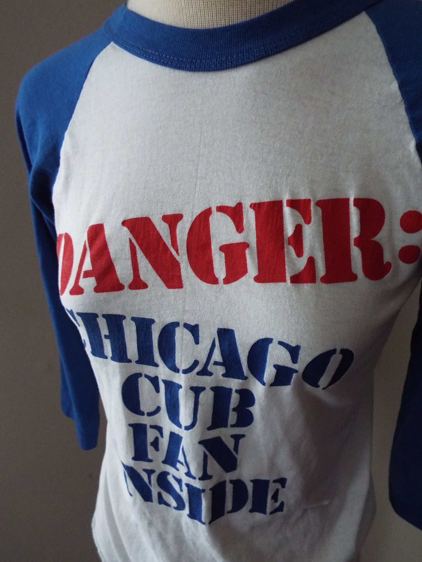 Vintage Chicago Cubs Raglan T Shirt