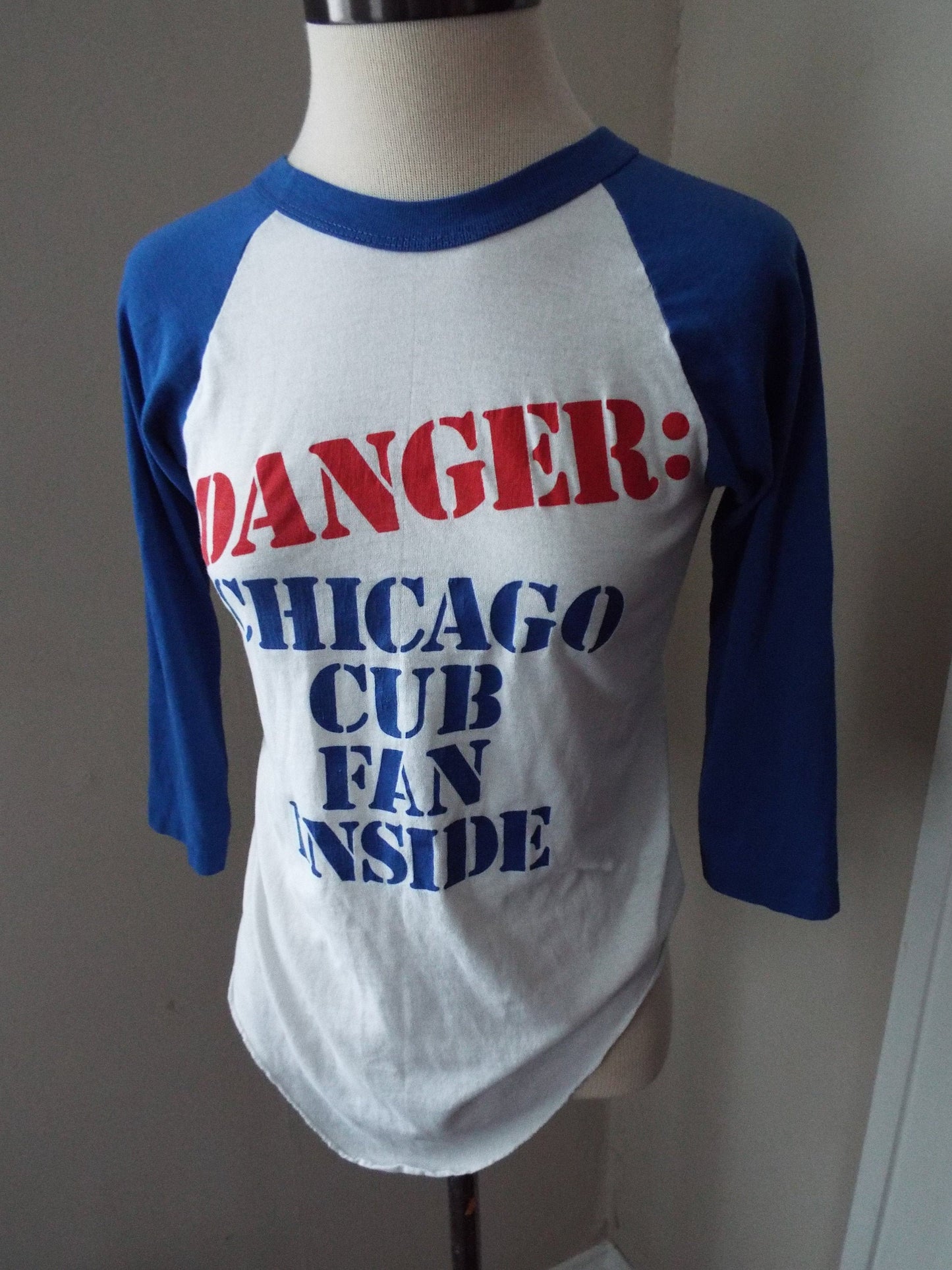 Vintage Chicago Cubs Raglan T Shirt