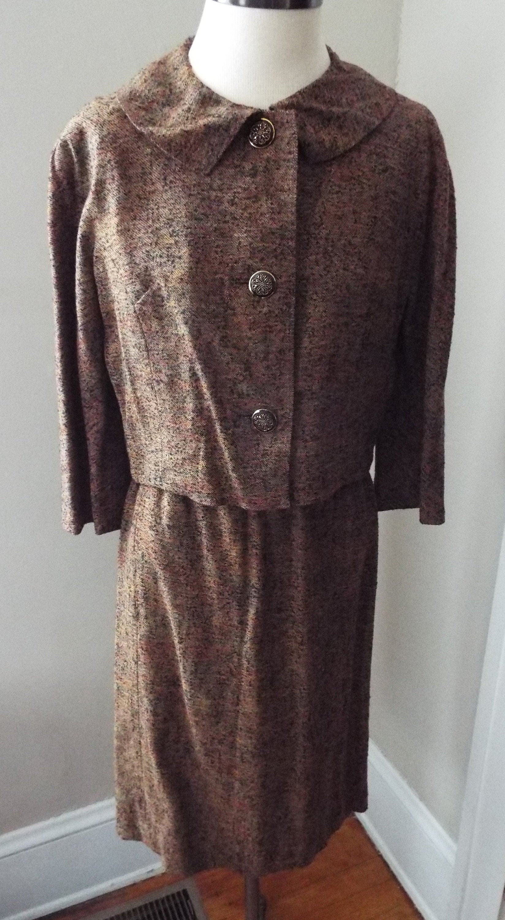 Vintage dress and jacket cheap set