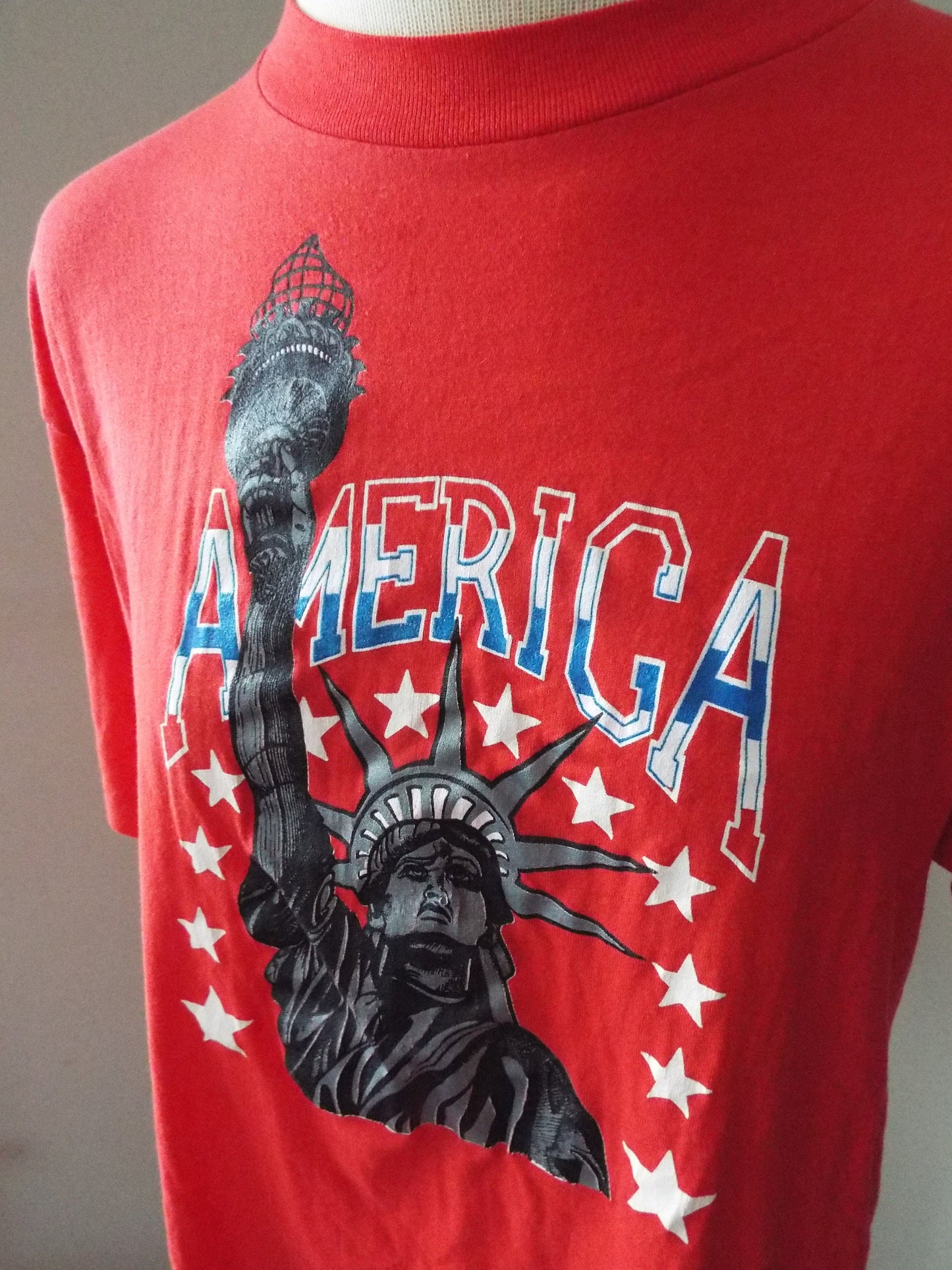 Vintage Red America T Shirt by Selec-T