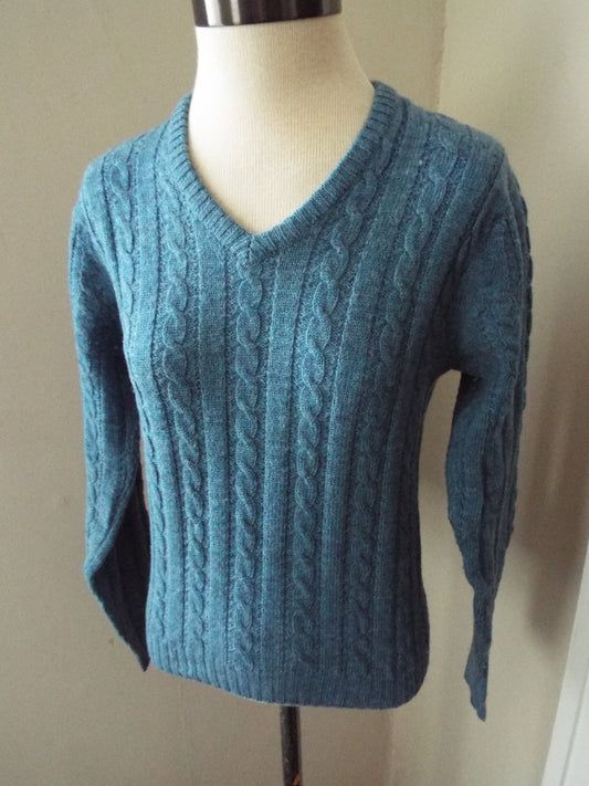 Vintage Womens Long Sleeve Blue Sweater by Jantzen