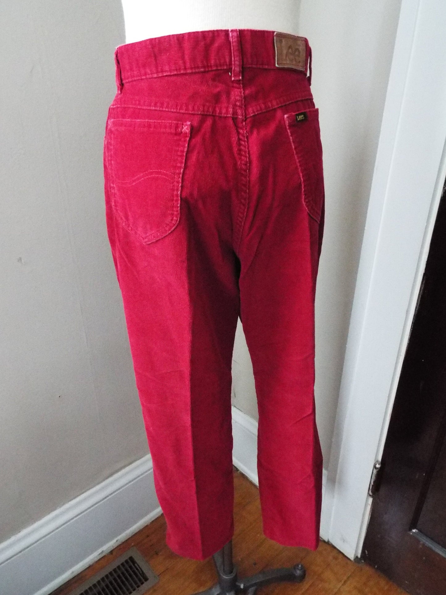 Vintage Deep Red Corduroy Pants by Lee