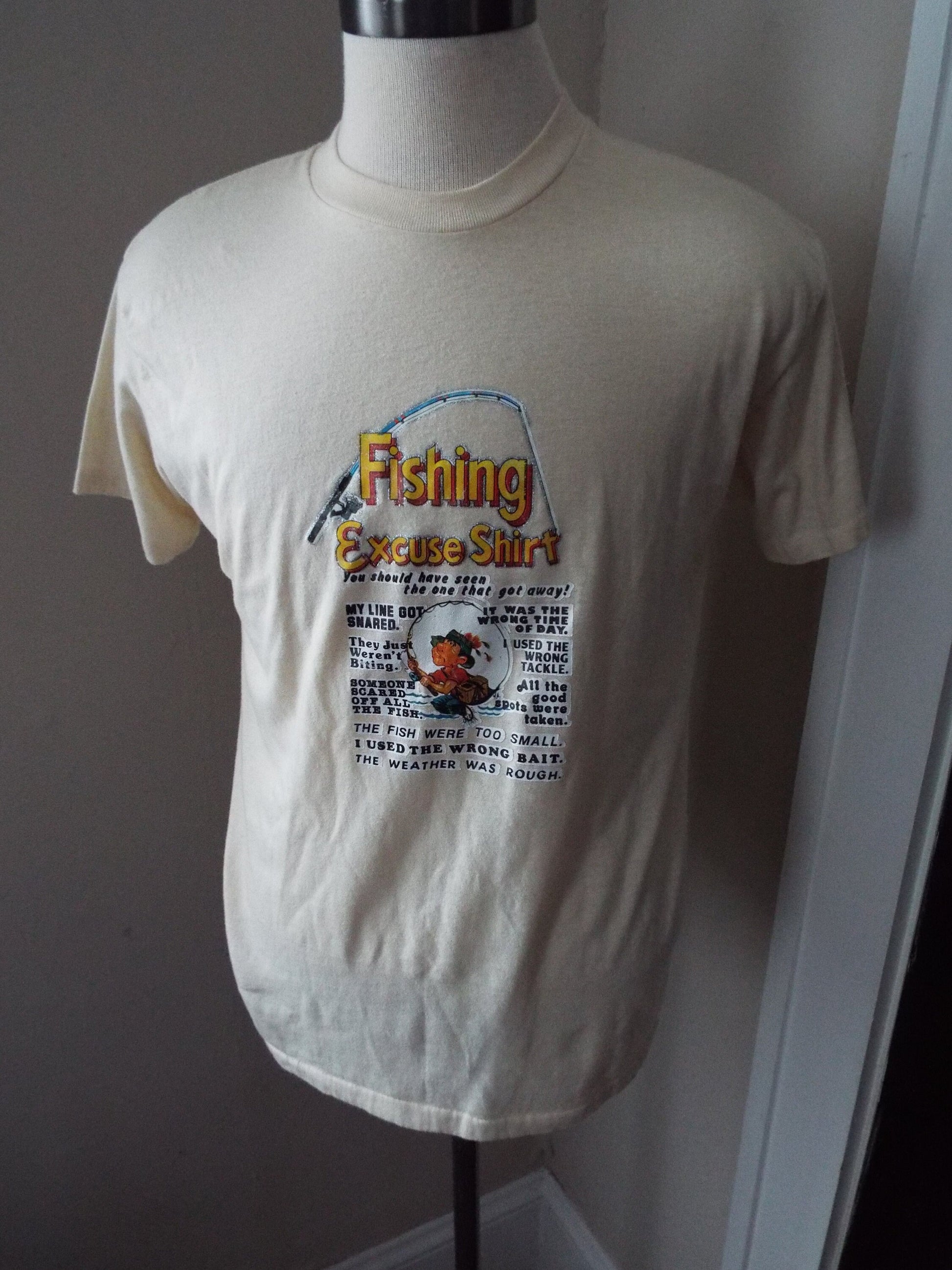 Vintage Fishing T Shirt by Sport T – RetroGetgo