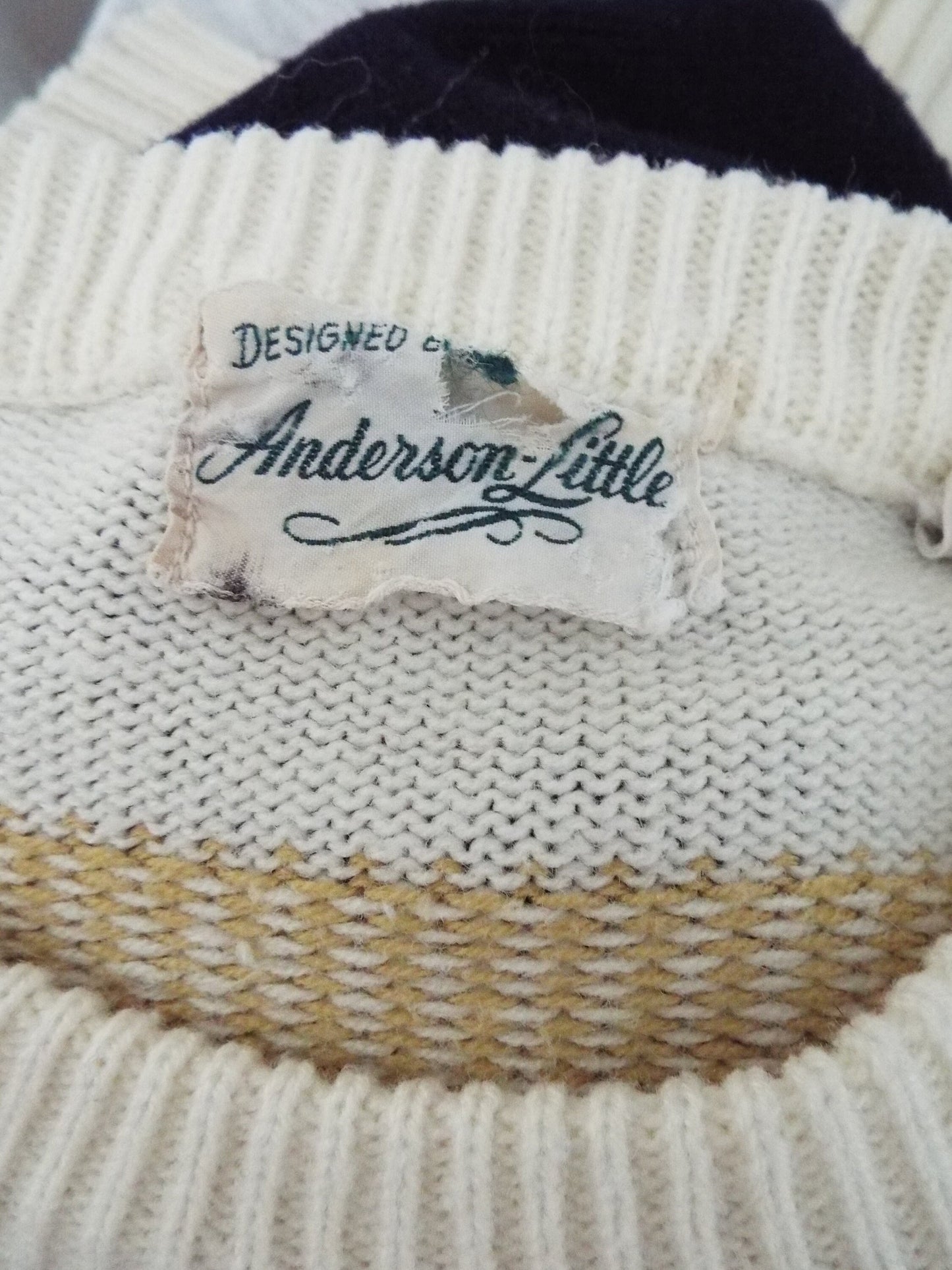 Vintage Womens Long Sleeve Sweater by Anderson Little