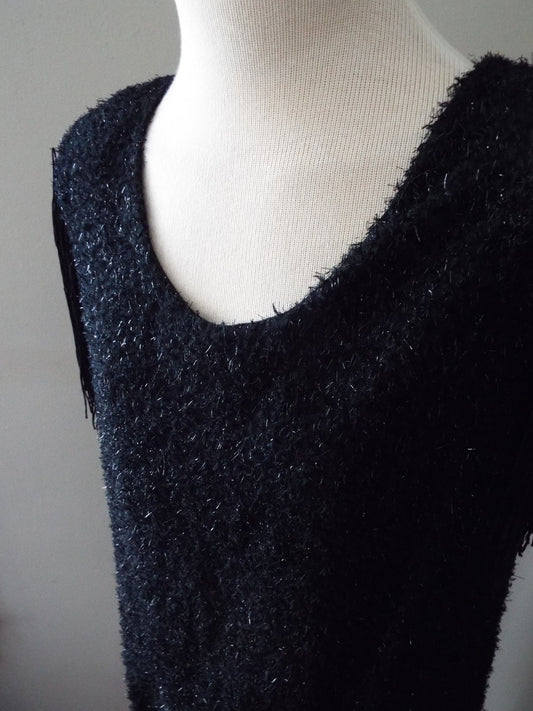 Vintage Sleeveless Black Dress by L.A Glo