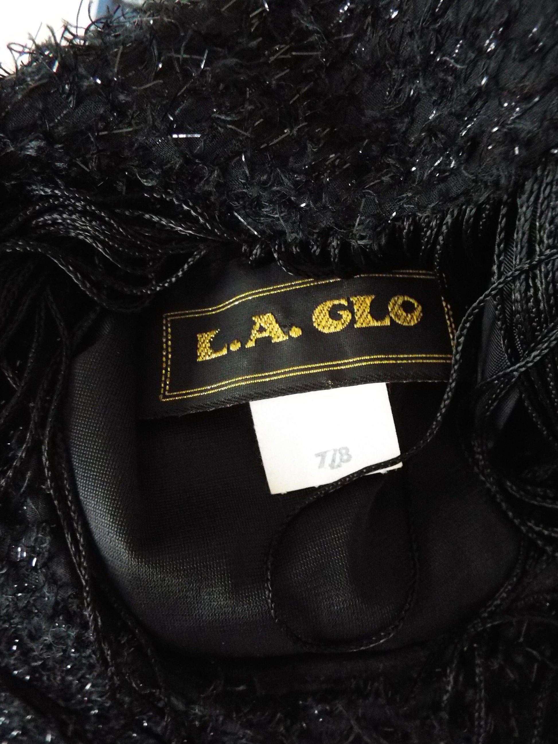 Vintage Sleeveless Black Dress by L.A Glo – RetroGetgo