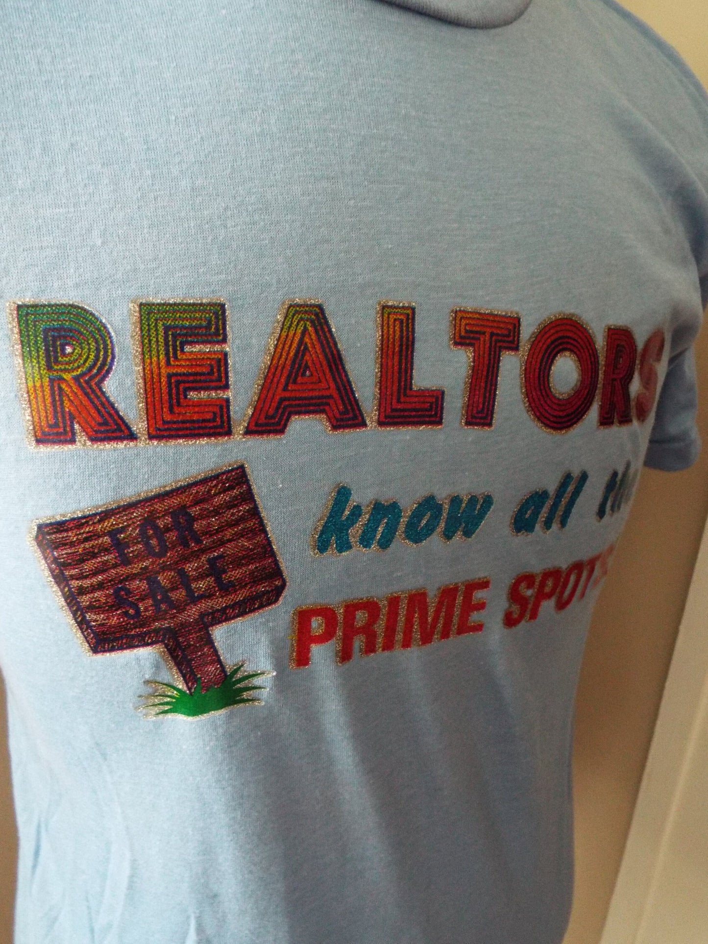 Vintage Realtors Iron On T Shirt by Screen Stars