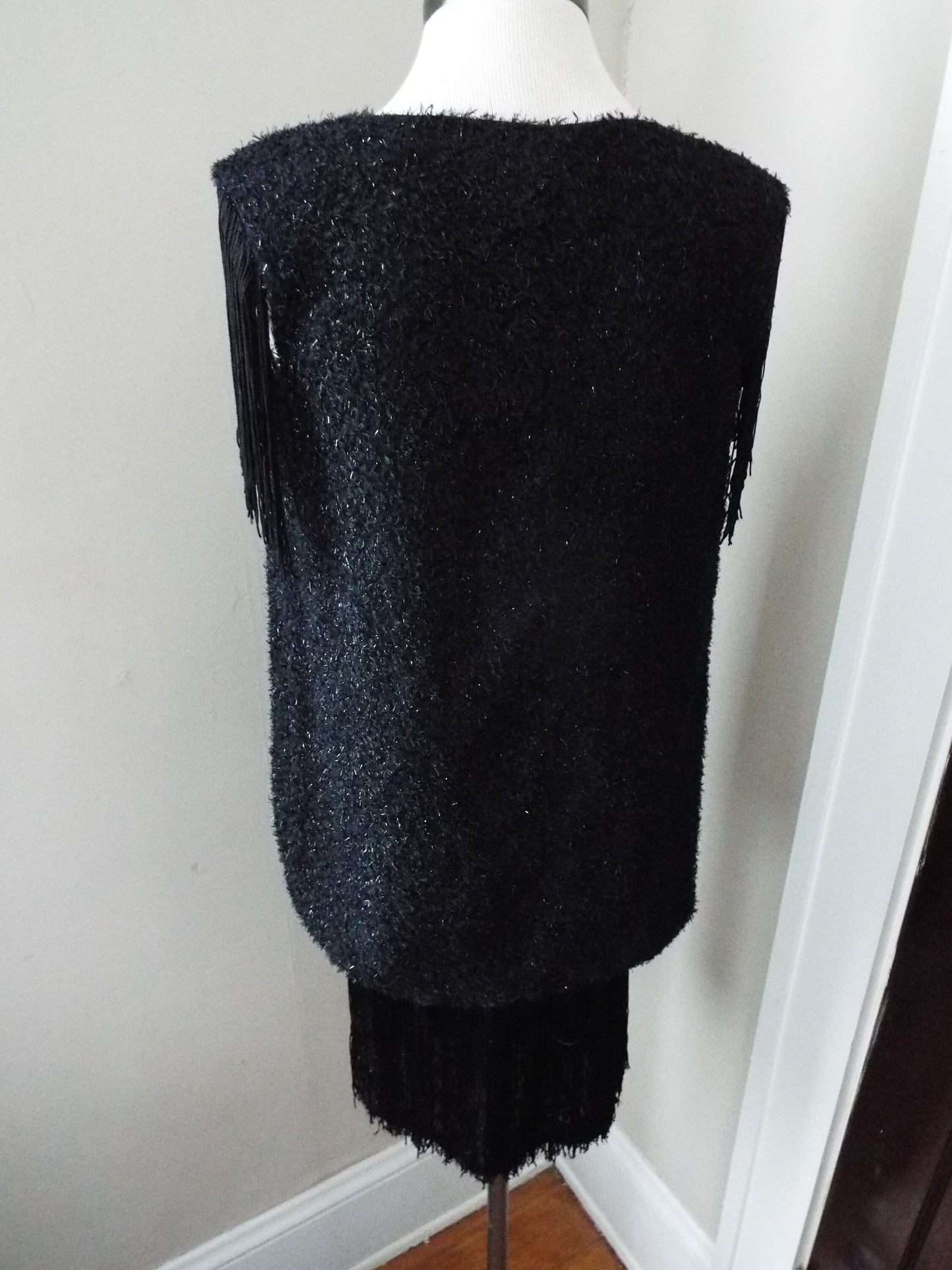 Vintage Sleeveless Black Dress by L.A Glo