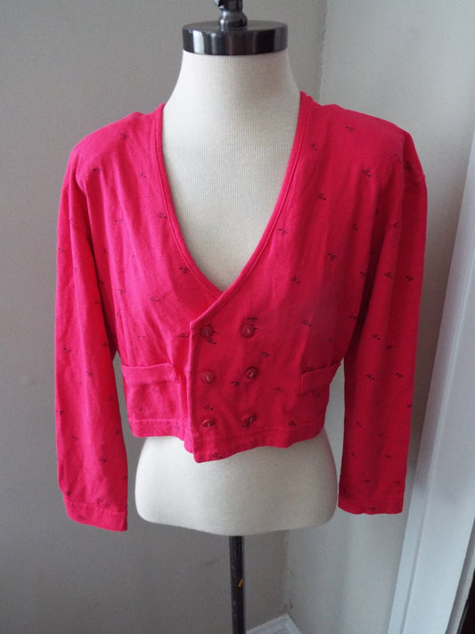 Vintage Long Sleeve Pink Blouse by Michael