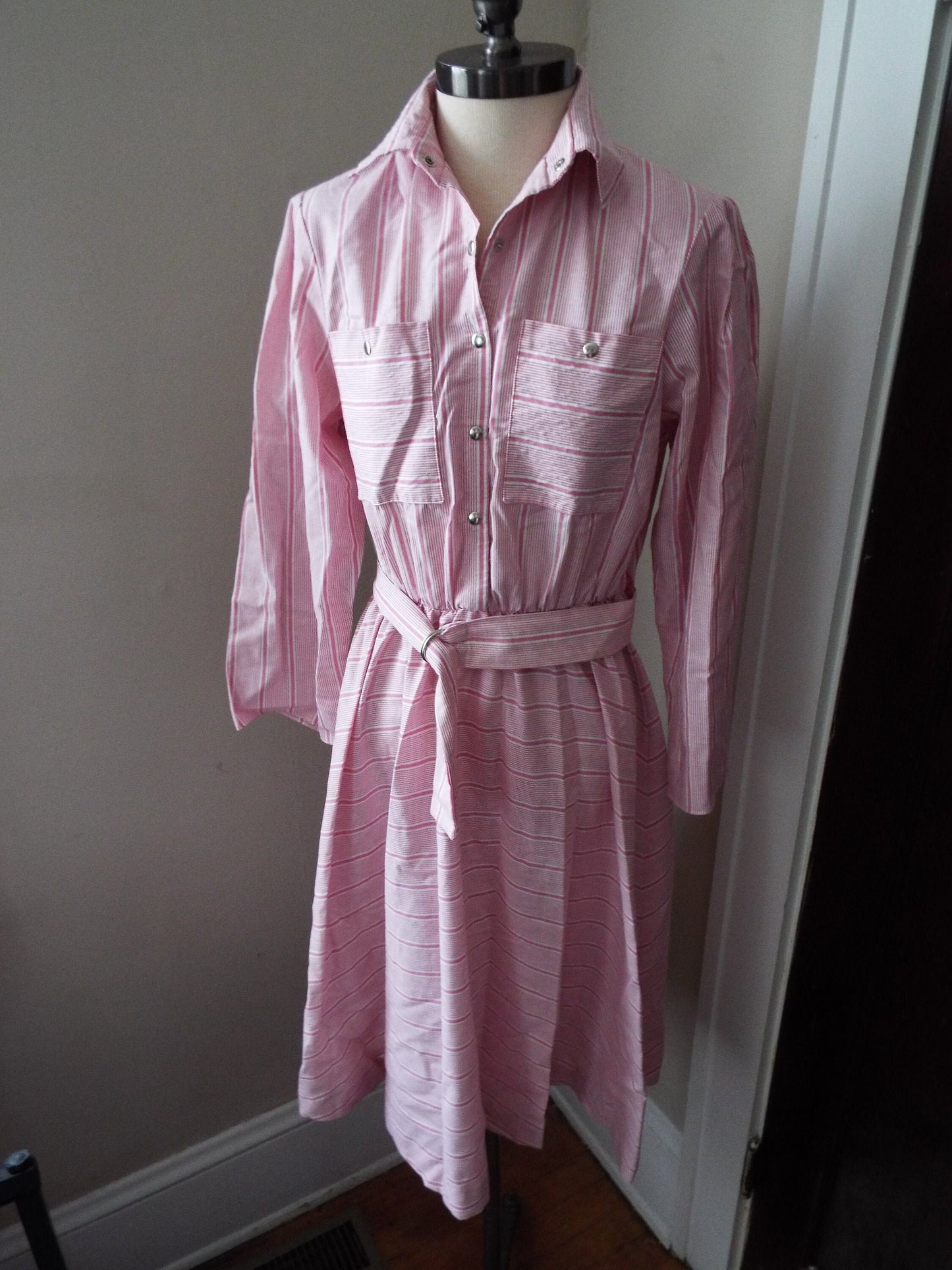 Vintage Long Sleeve Striped Dress by Sunshine Alley