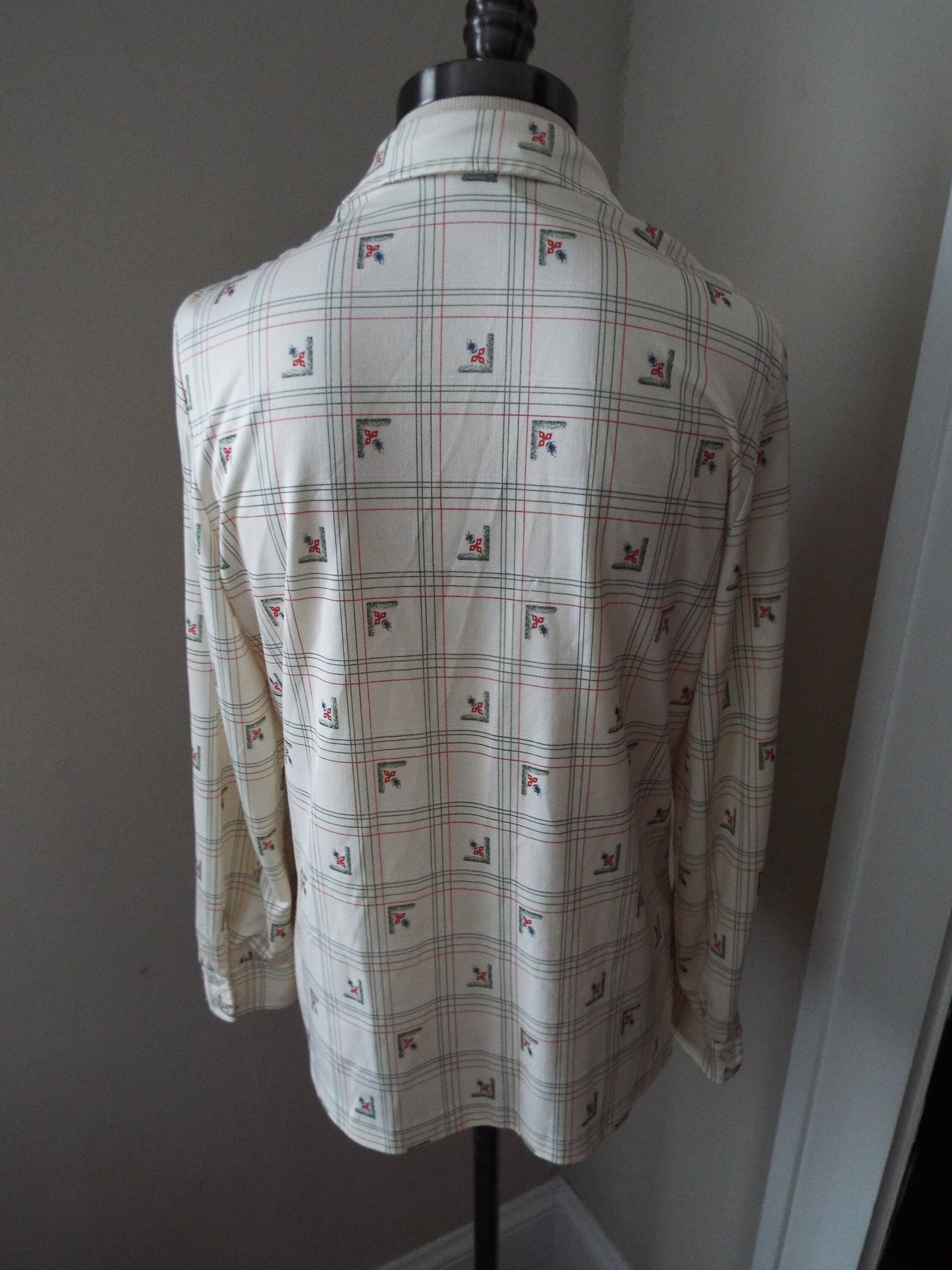 Vintage Long Sleeve Button Down Blouse by Fire Islander