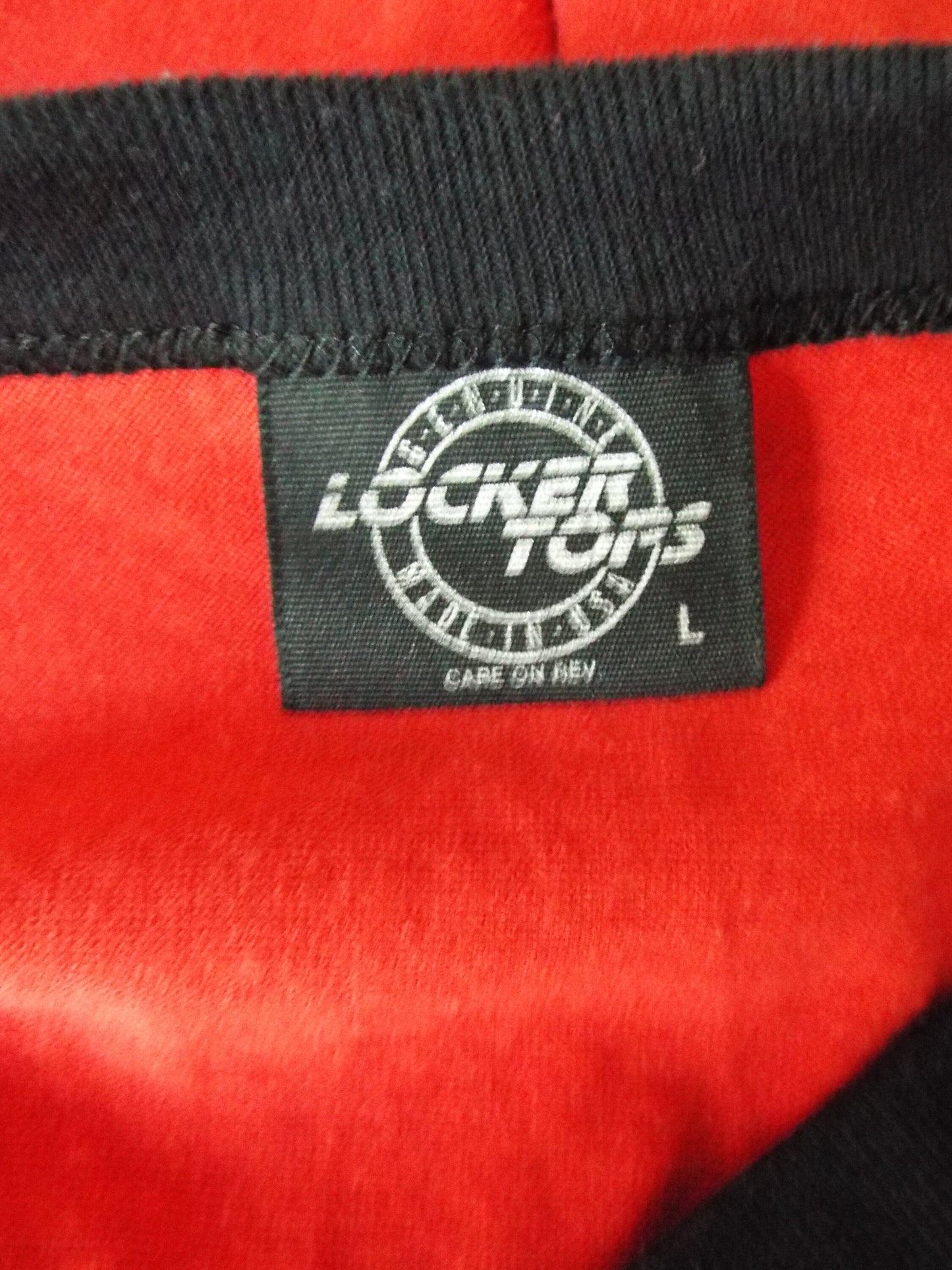 Vintage Red V Neck T Shirt by Locker Tops