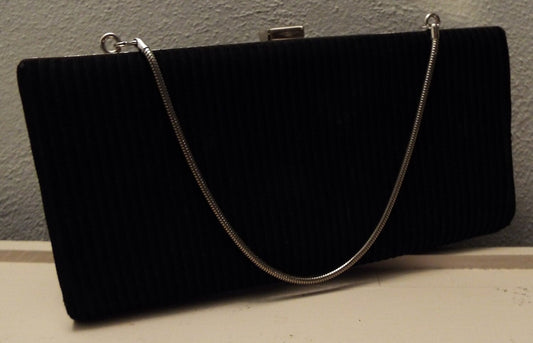Vintage Black and Silver Handbag