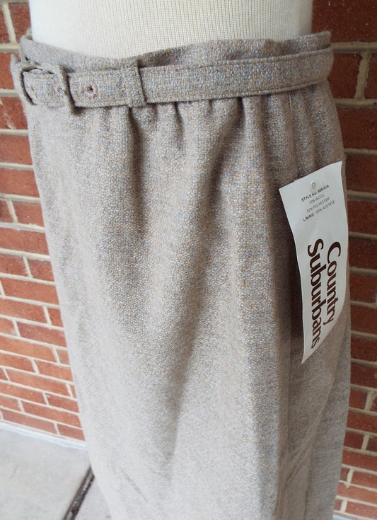 Vintage Tan Never Worn Skirt by Country Suburbans