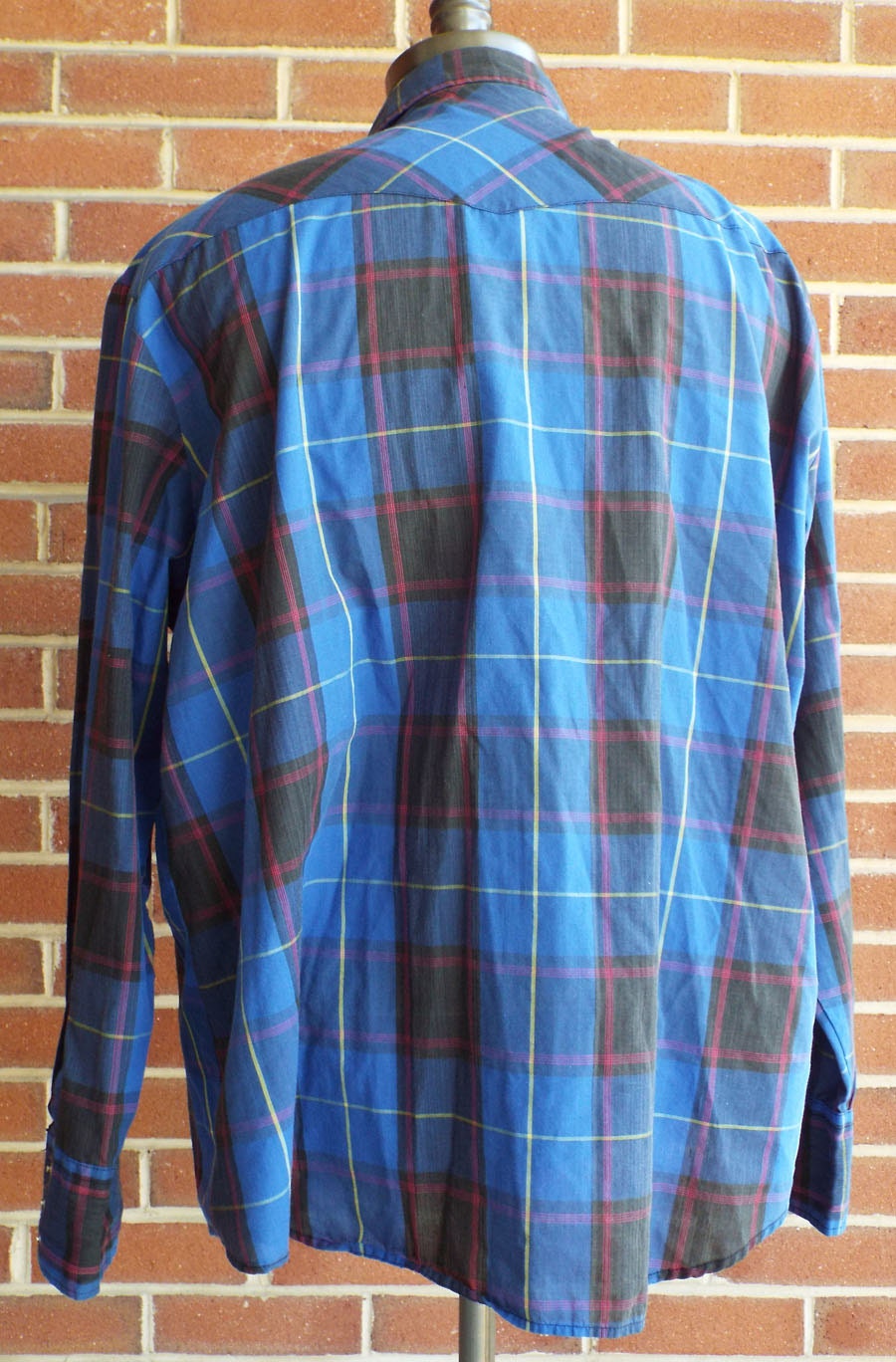 Vintage Long Sleeve Western Snap Shirt For the Large Man by Authentic Western Youngbloods