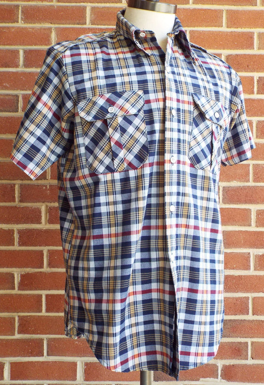 Vintage Short Sleeve Button Down Shirt by Carwood